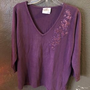 Sweater - wine color